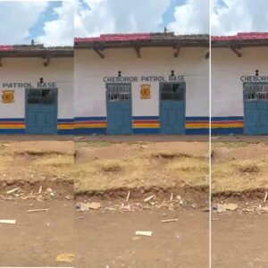illegal police post in Uasin Gishu