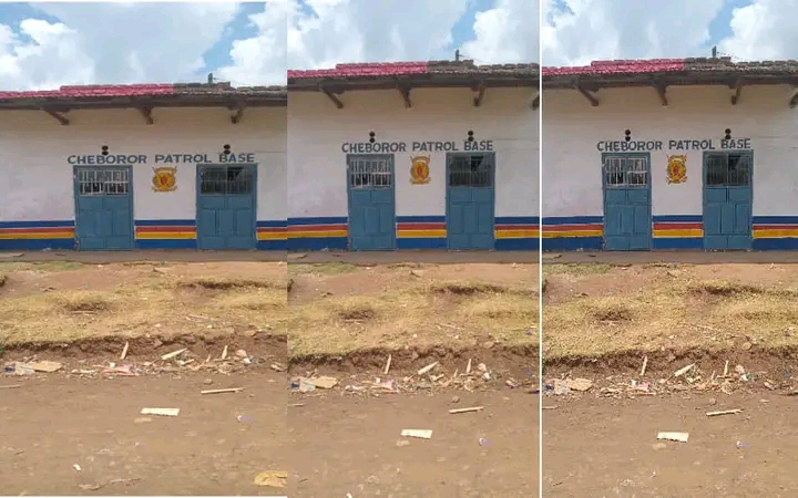 illegal police post in Uasin Gishu