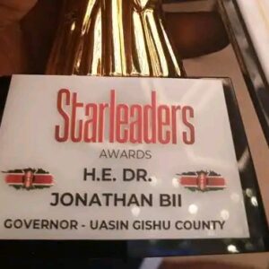 Governor Jonathan Bii Chelilim