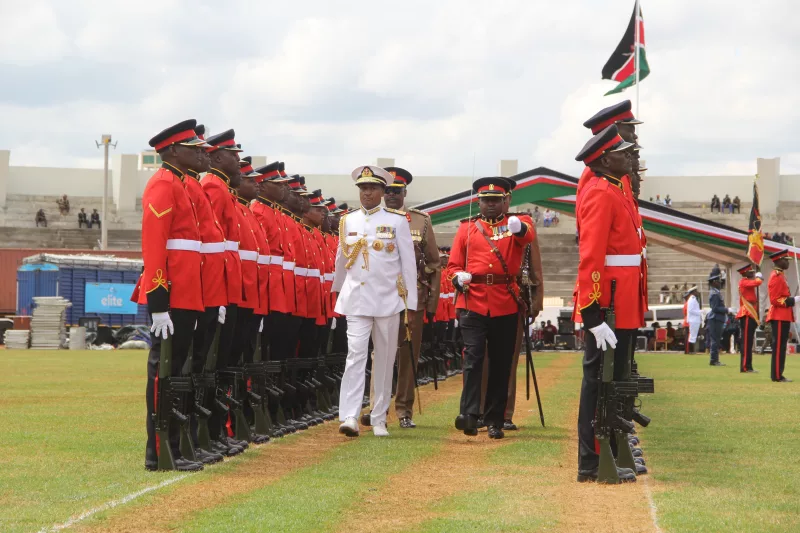 Kahariri Leads Mashujaa Day Parade Rehearsals in Eldoret