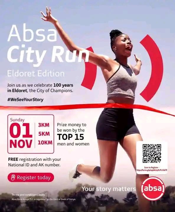 Absa Launches City Run Series in Eldoret Ahead of November 1 Event