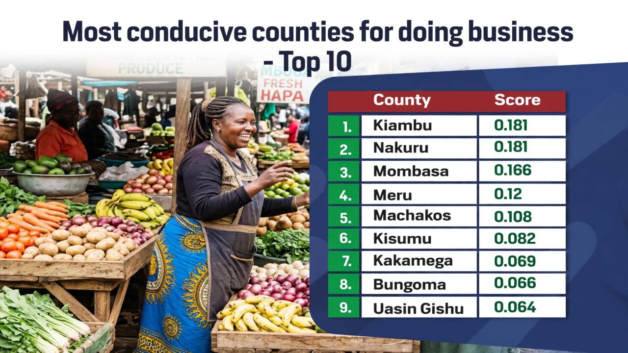 Uasin Gishu Ranks Eighth in Kenya’s Business-Friendly Counties